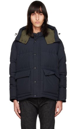  Black Quilted Down Jacket