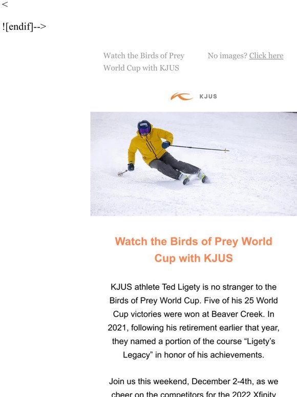 Alpine World Cup with Ted Ligety