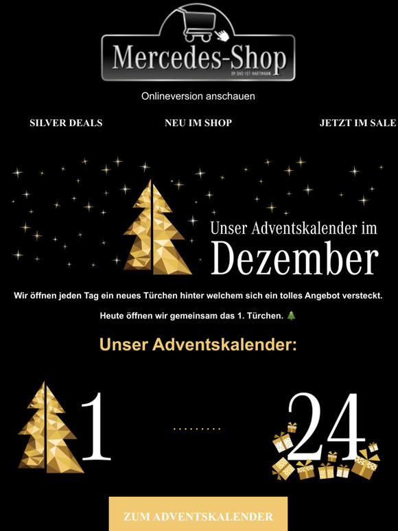 Der Mercedes Hartmann Adventskalender!