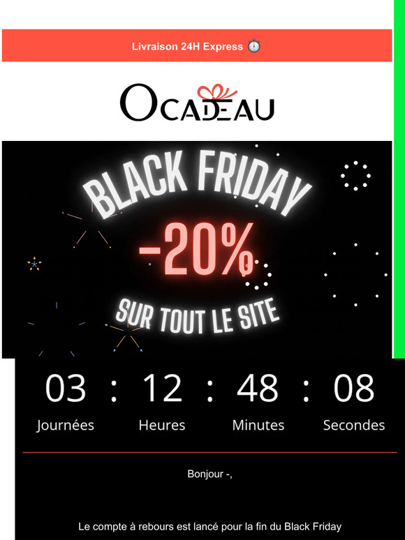 —, plus que quelques jours avant la fin du Black Friday ⌛