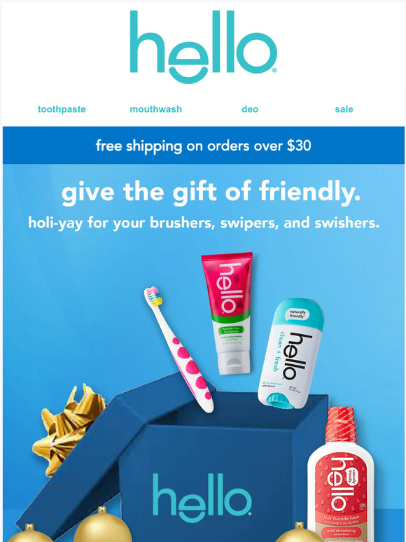 holi-yay for your brushers, swipers, and swishers. 🎁😍