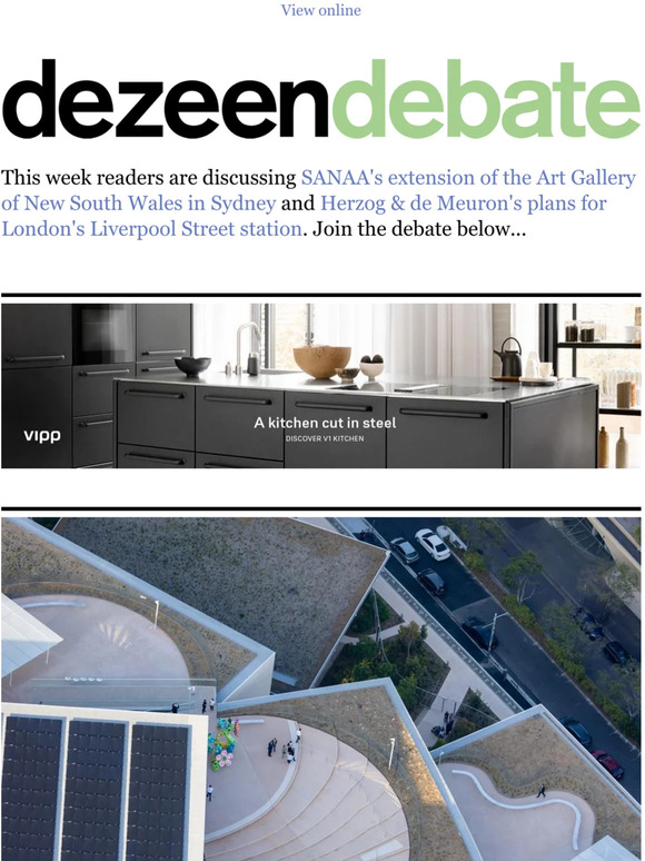 Dezeen "London has a city of a bland architecture" Milled