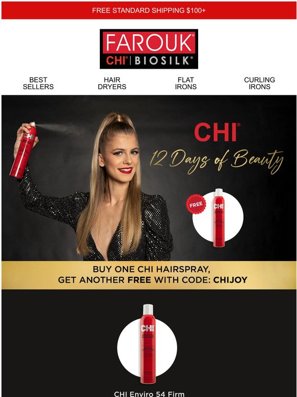 🎶Fa-La-La in Love with a BOGO Offer on All Hairsprays 🎶