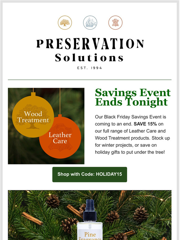 Sale Ends Tonight!