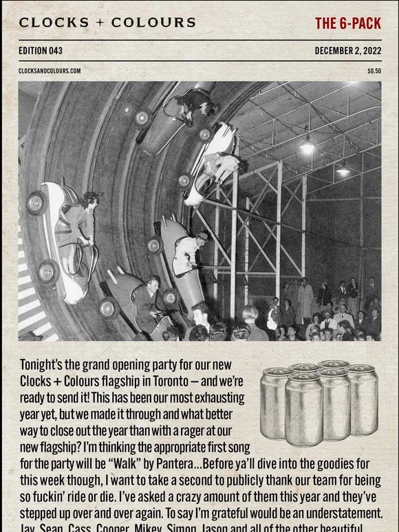 Clocks and Colours Convert A celebratory 6Pack 🥳 Milled