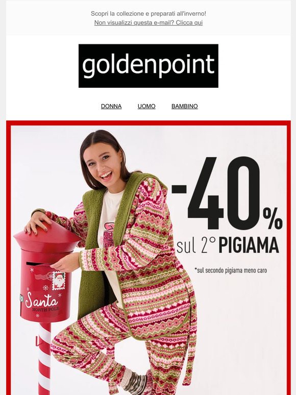 -40% sul 2° PIGIAMA!