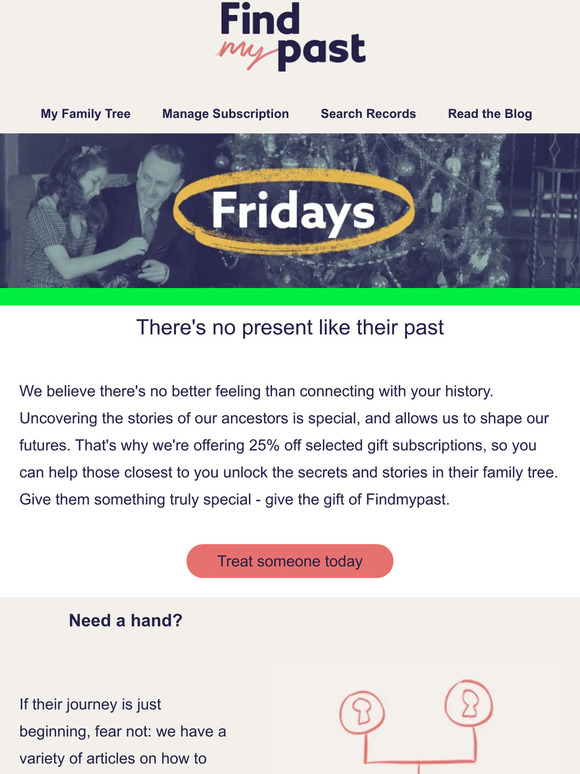Give the gift of family history this Christmas