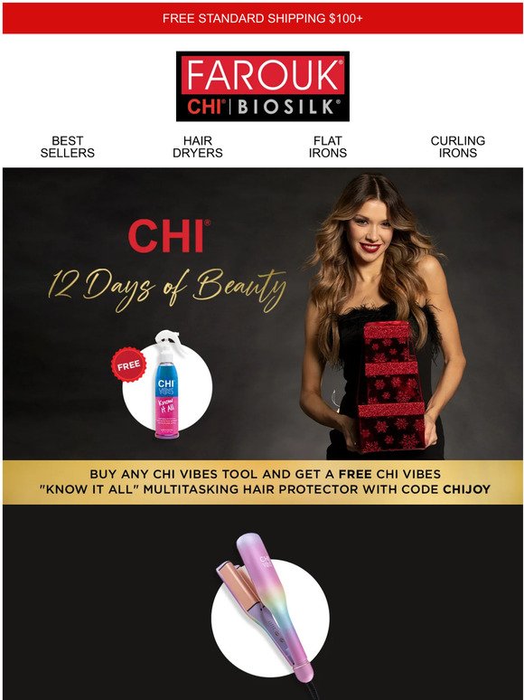 It’s Snowing Savings ⛄with CHI 12 Days of Beauty
