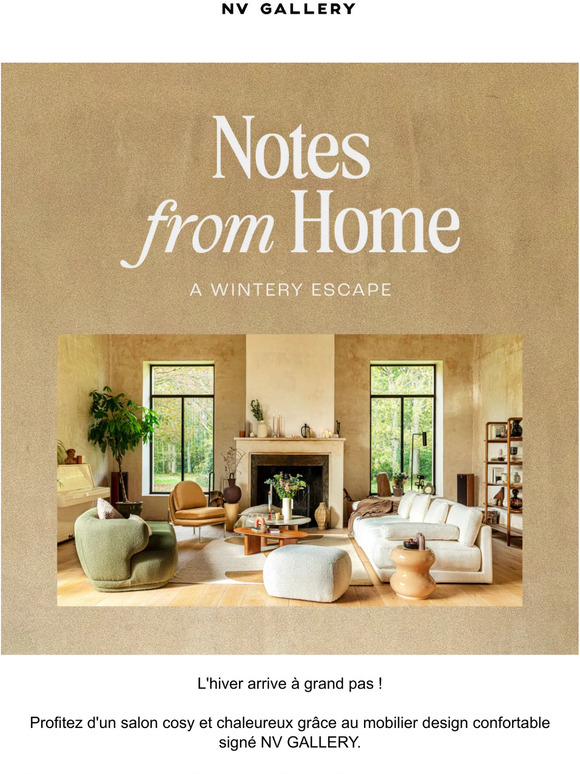 Nouvelle collection : Notes From Home by NV GALLERY ❄️