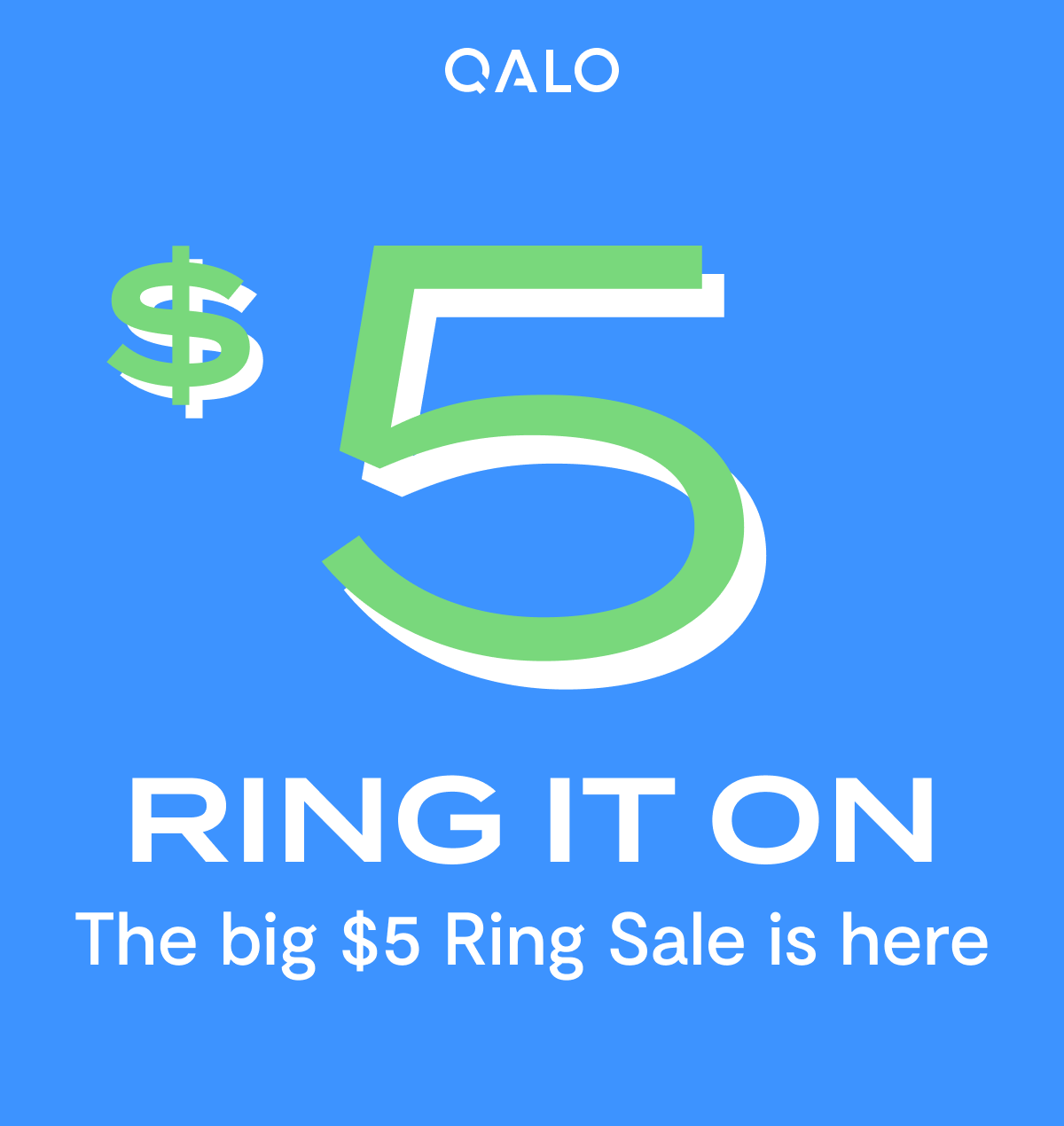 QALO It’s back! 5 rings for everyone! Milled