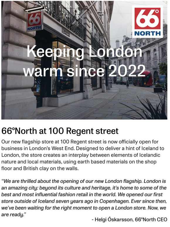 66°North in London