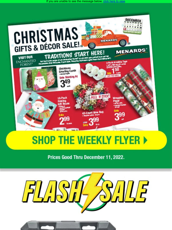 Menards Socket Sets for ONLY 12.99 PLUS Weekly Flyer! Milled