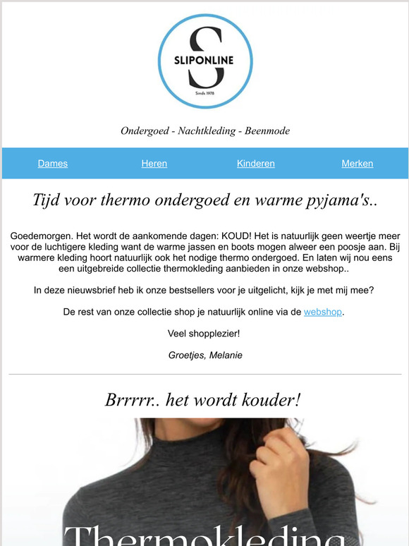 Brrrr.. Tijd voor thermokleding!