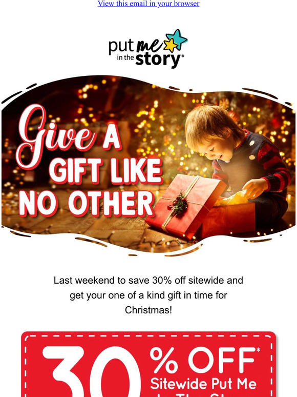 [30% OFF] Last Weekend to order & save for the holidays 🎁📚