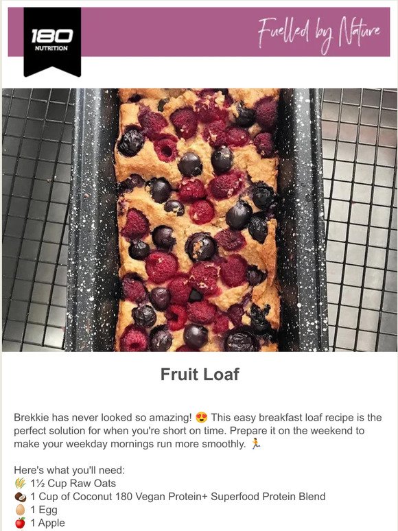 Recipe of the Day! Fruit Loaf