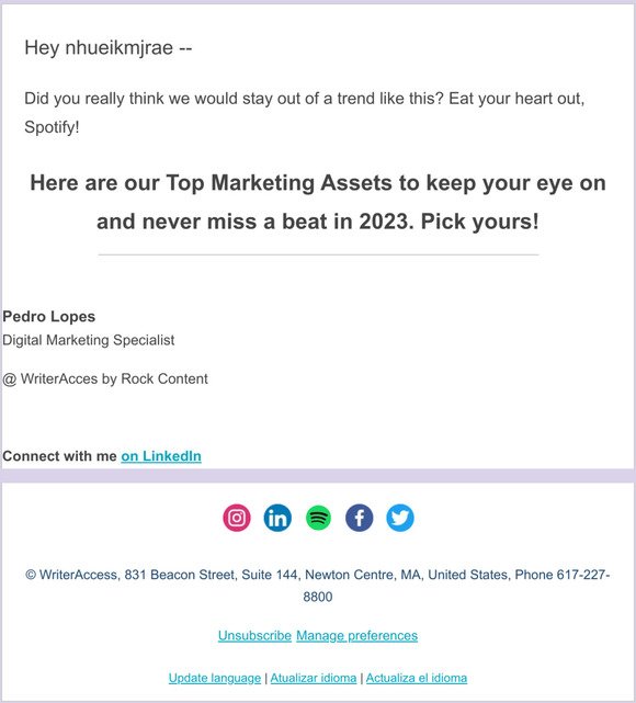 Wrapped 2022: Here are your Top 5 Marketing Assets