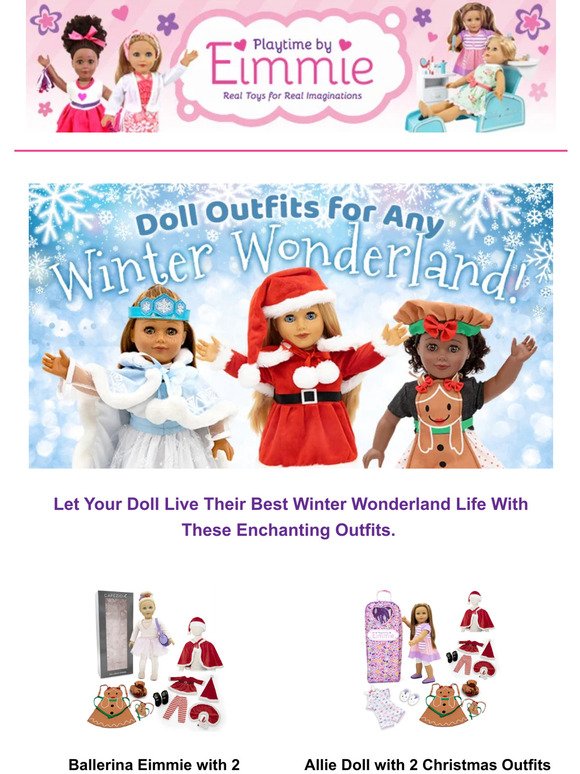 Let it Snow! We've Got Your Doll's Winter Wardrobe Covered ❄️ ⛄️