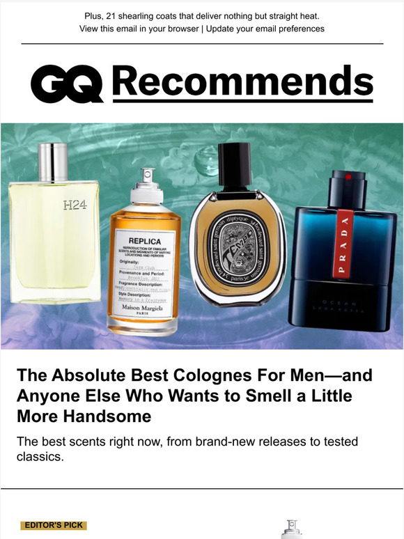 GQ magazine The Absolute Best Colognes For Smelling Your Most Handsome