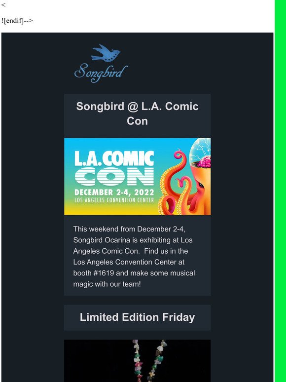 Songbird @ Los Angeles Comic Con