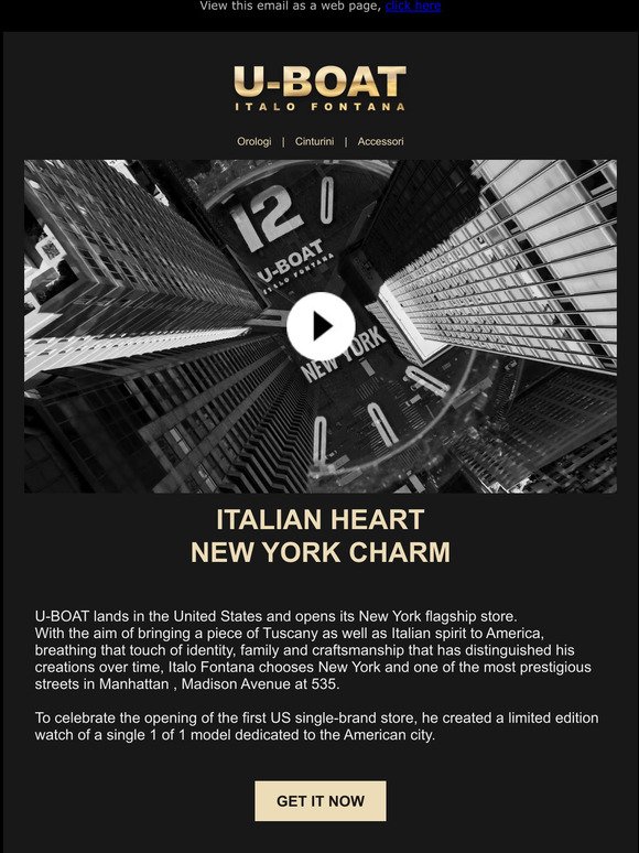 ITALIAN HEART NEW YORK CHARM