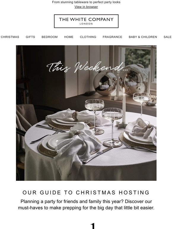 Our guide to Christmas hosting