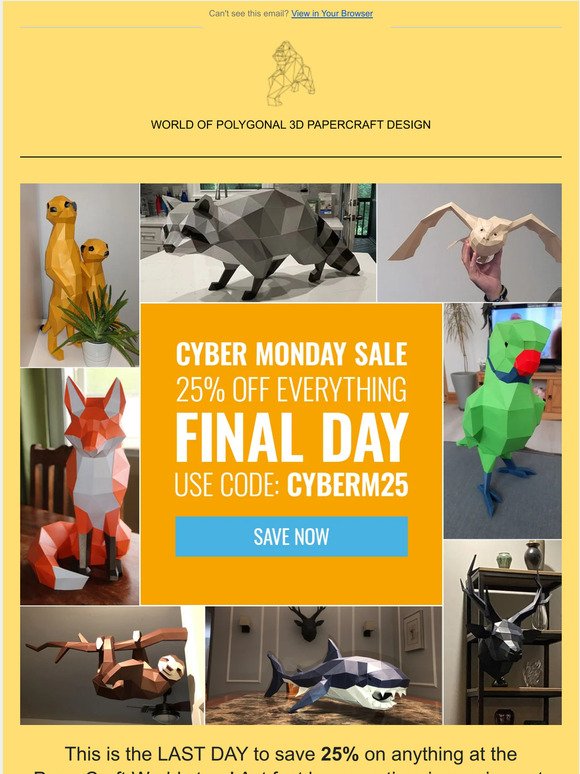 [FINAL DAY] 25% Off Everything! | Cyber Monday Offers 🔥⏰