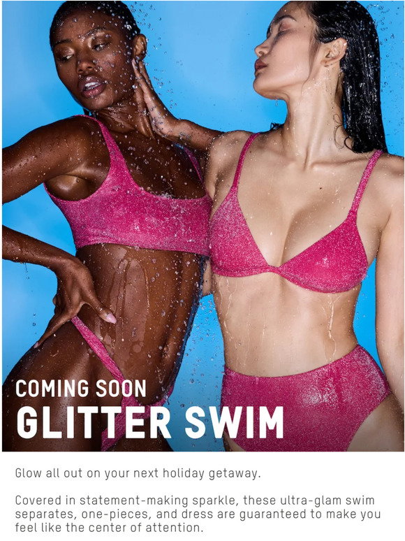 SKIMS Coming Soon Glitter Swim Milled