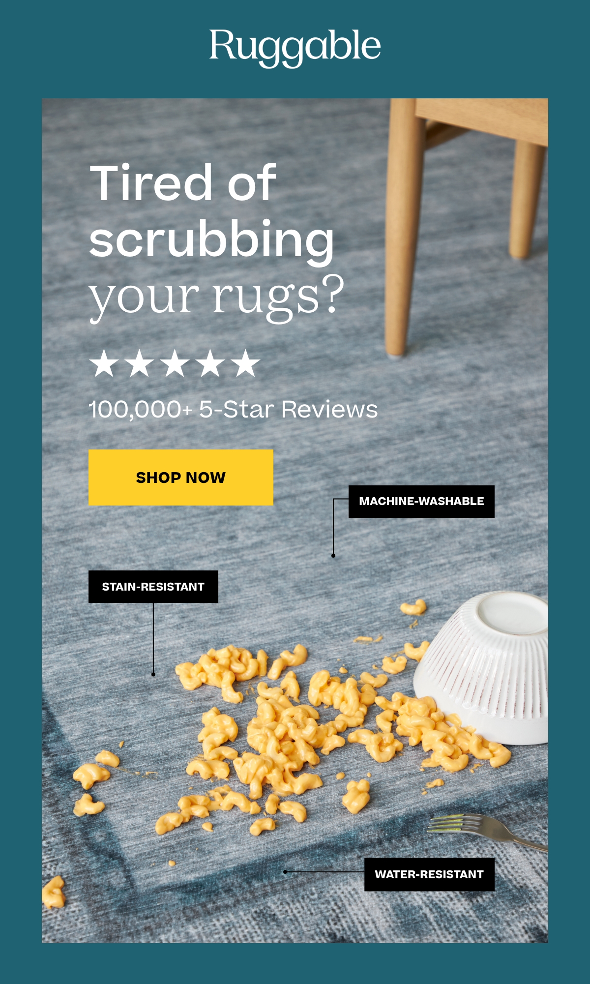 Ruggable Scrubbing Out Stains Is Exhausting Milled