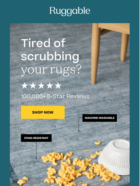 Ruggable Scrubbing Out Stains Is Exhausting Milled