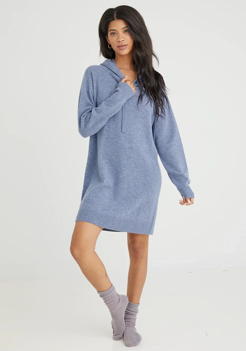 Image of Cashmere Hoodie Dress