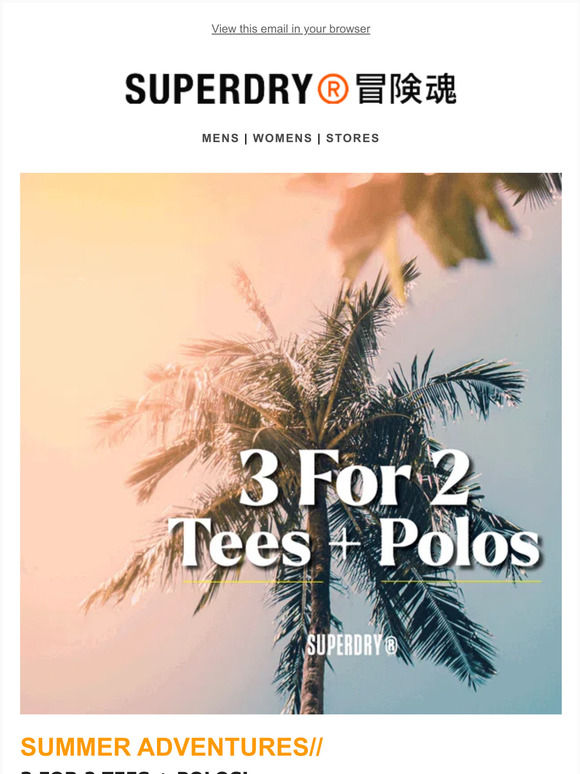 Grab 2 Tees, get the 3rd one free! 🌞