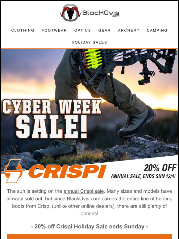 Last Call! CRISPI Holiday Sale is Ending
