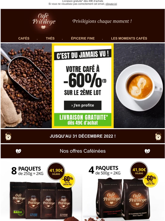 MME —, c'est du jamais vu, -60% sur votre 2ème lot !