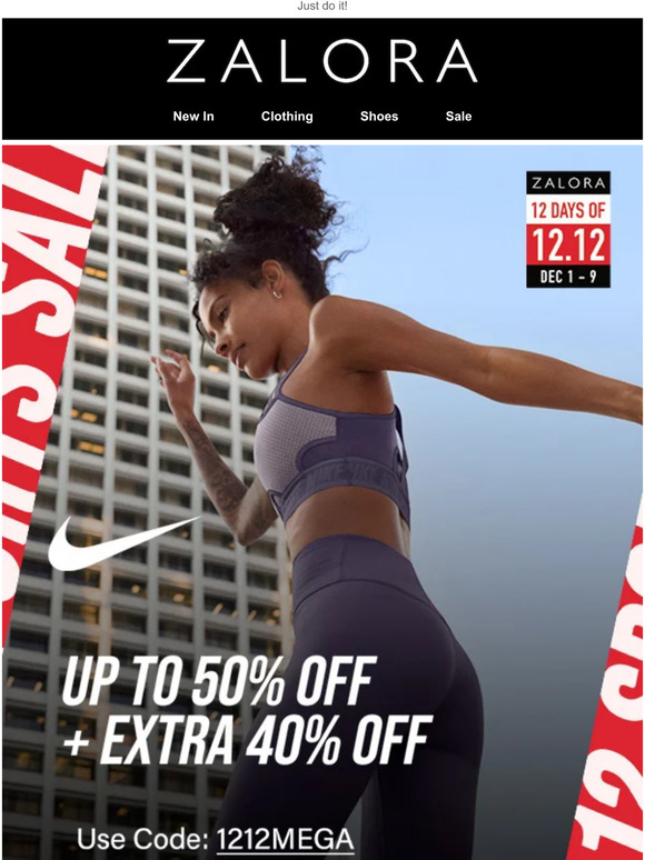 nike zalora promo code