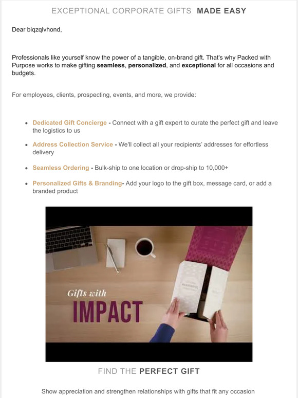 Exceptional Gifts for Maximum Impact 