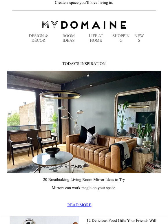 MyDomaine: 20 Breathtaking Living Room Mirror Ideas to Try | Milled