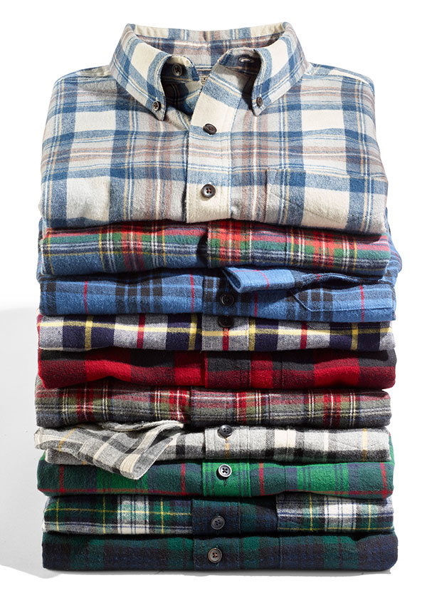 Scotch Plaid Flannel Shirts.