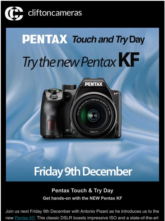 Pentax Touch & Try Day 👋 Say Hello