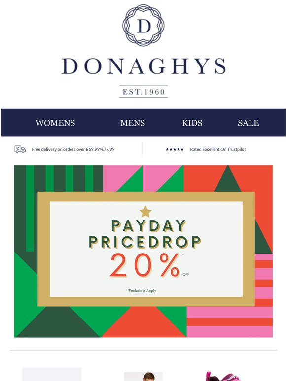 Payday Price Drop - 20% off*