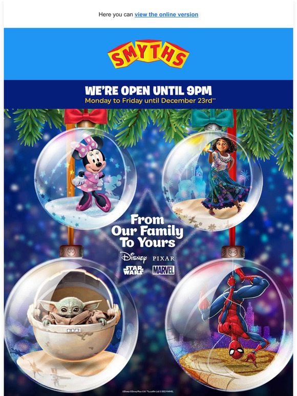 Smyths Toys HQ Discover Magical Disney Gifts Milled