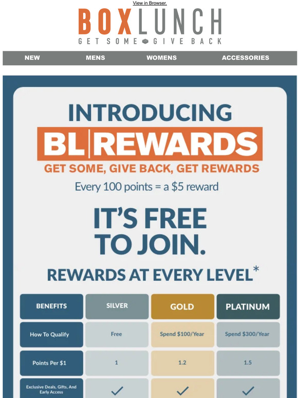 BoxLunch Introducing BoxLunch Rewards! 🛍 Milled