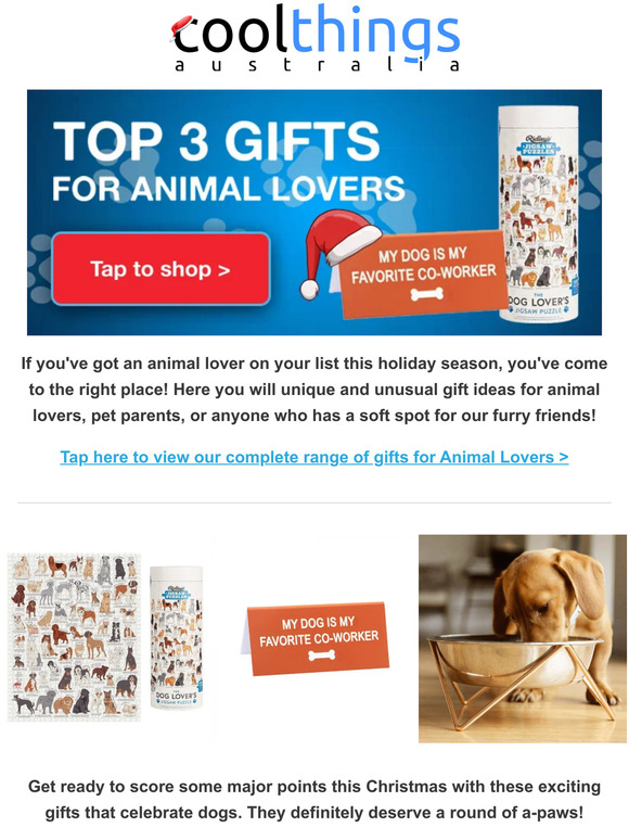 CoolThings Australia Gift Ideas for Animal Lovers and Pet Parents