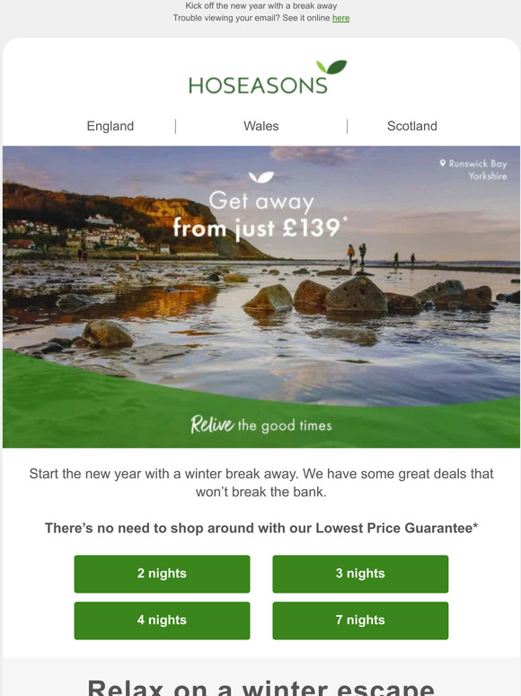 Get away from just £139*