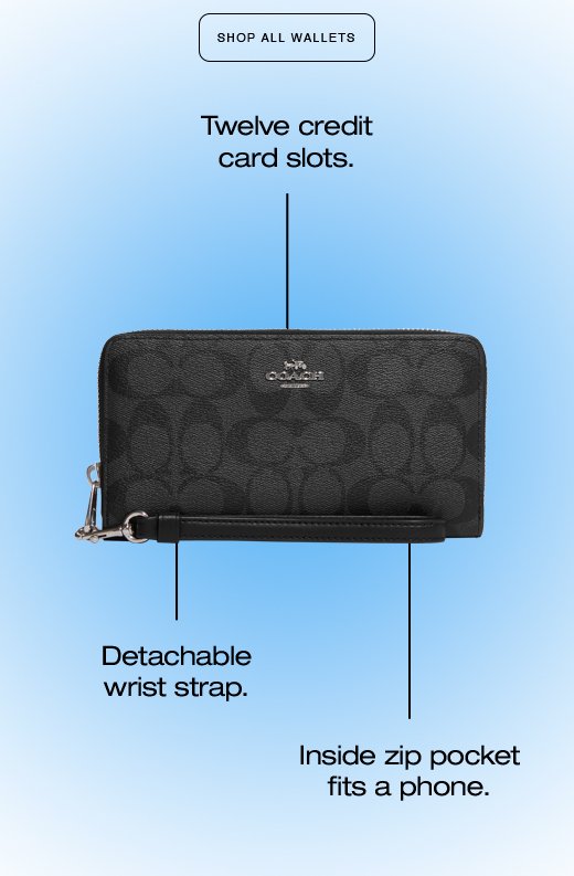 Style of the Week: the Long Zip Around Wallet, from $90. SHOP THIS STYLE