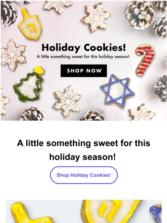 HOLIDAY COOKIES ARE HERE! ❄️