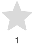 One star rating image