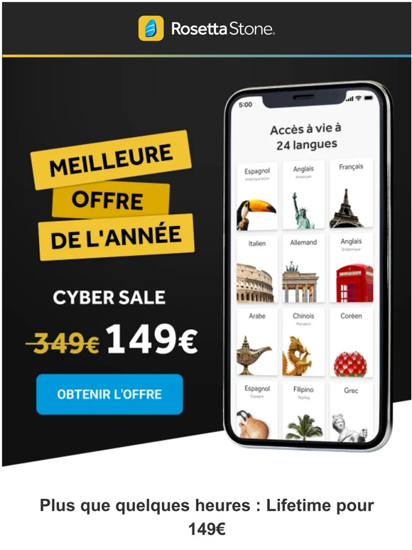 Plus que quelques heures : Lifetime pour 149€