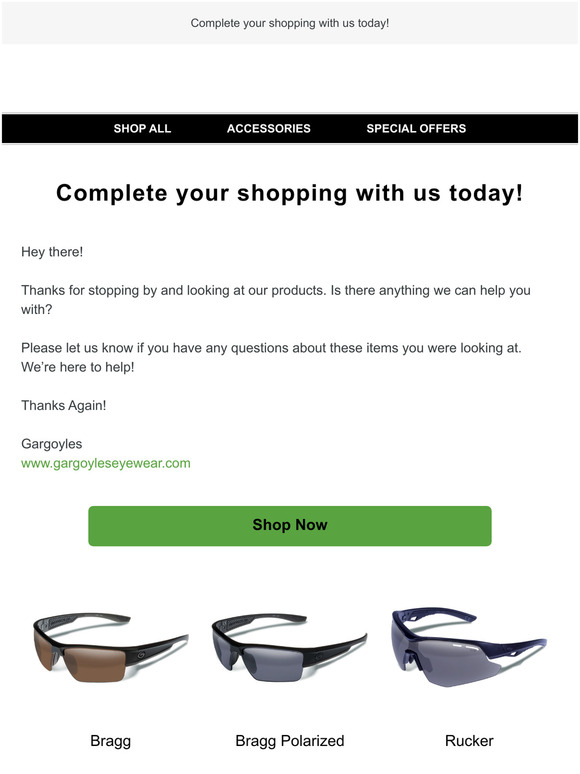 We’ve got the products you need!