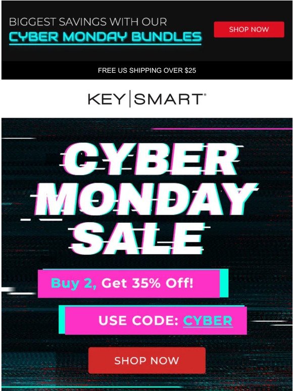 CYBER MONDAY SALE ENDS TODAY