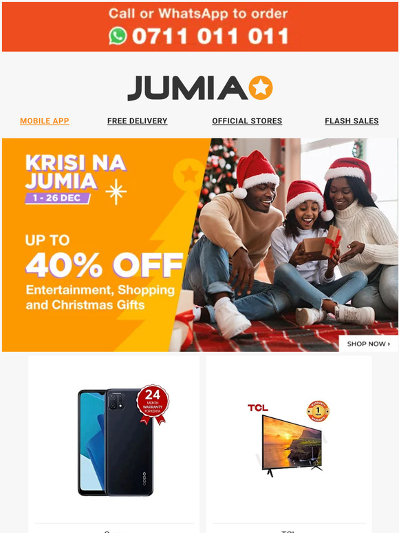 Jumia Kenya Krisi comes ealry with Jumia! 🎅🎄 Milled